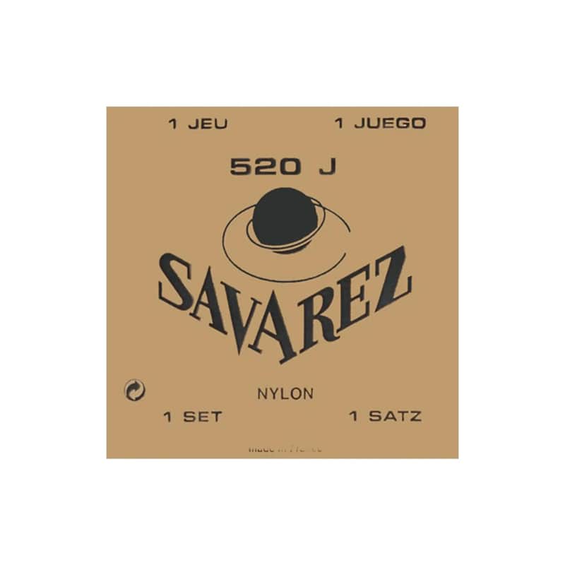 Savarez 520J High Tension Traditional Classical Guitar Strings - Yellow Card image 1