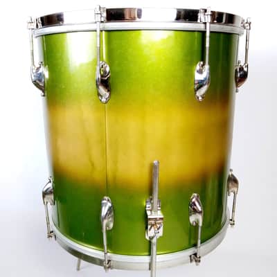 *WFL Zephyr Drum Set 26,13,16,7x14"Bass/Tom/Floor/Snare Vintage 40s Ludwig Duco* image 15