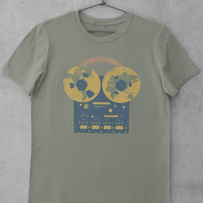 Mixed By Life - Comin' Thru Waves T-Shirt - Olive - Small image 2