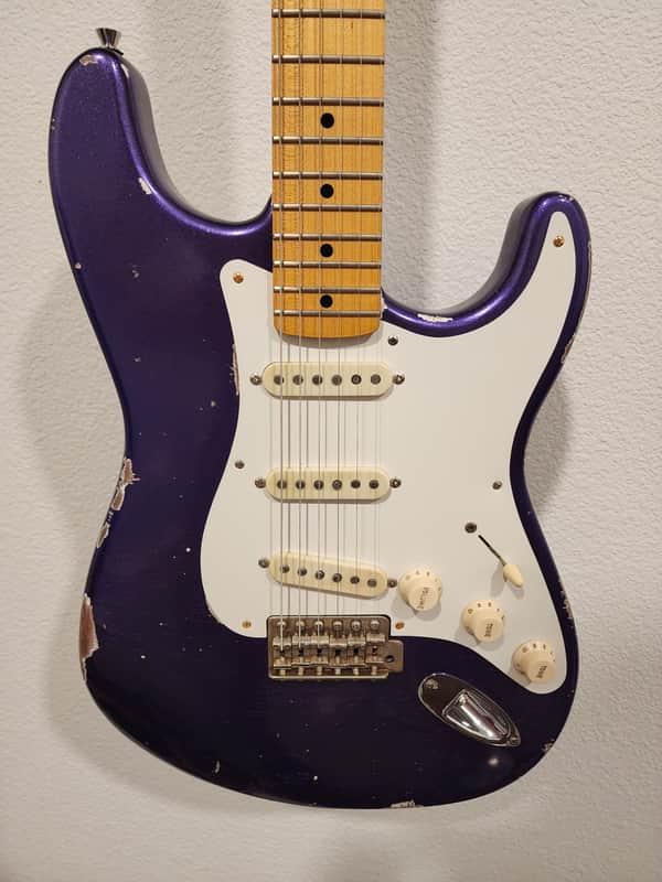 MJT Loaded Stratocaster Body - Fender Fat 50's Pickups image 1