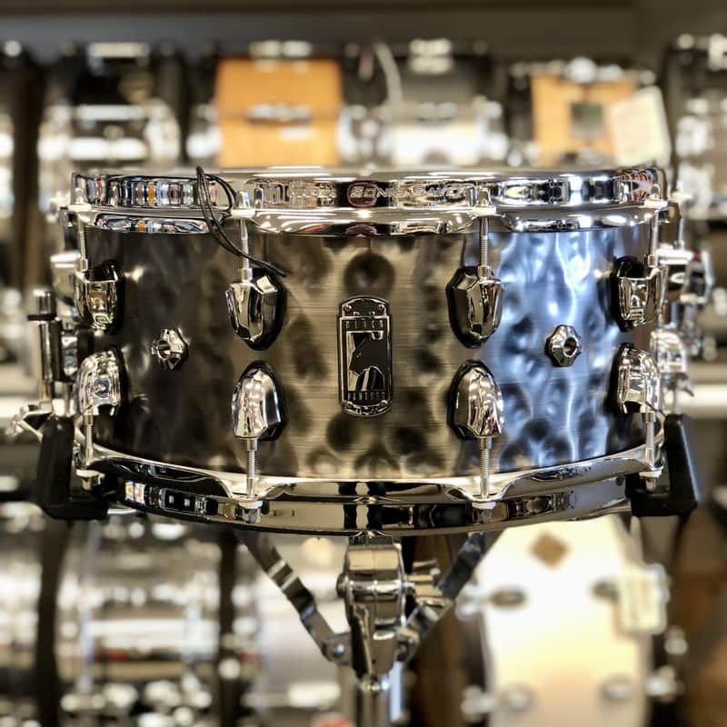 Mapex Black Panther Persuader 14" x 6.5" Hammered Brass Snare Drum image 1