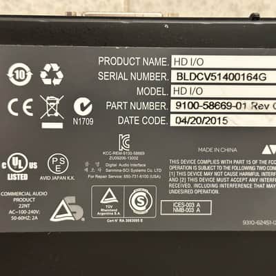Avid HDX I/O 16x16 Analog  Interface with Black Lion XB Mod image 7
