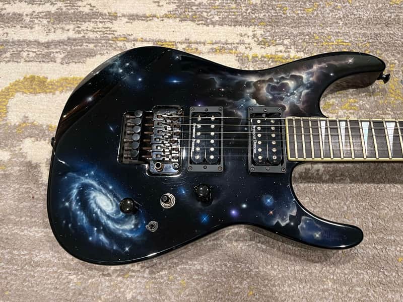 Jackson Soloist USA 2007 Select Series SL2H - Nebula Graphic by Dan Lawrence image 1