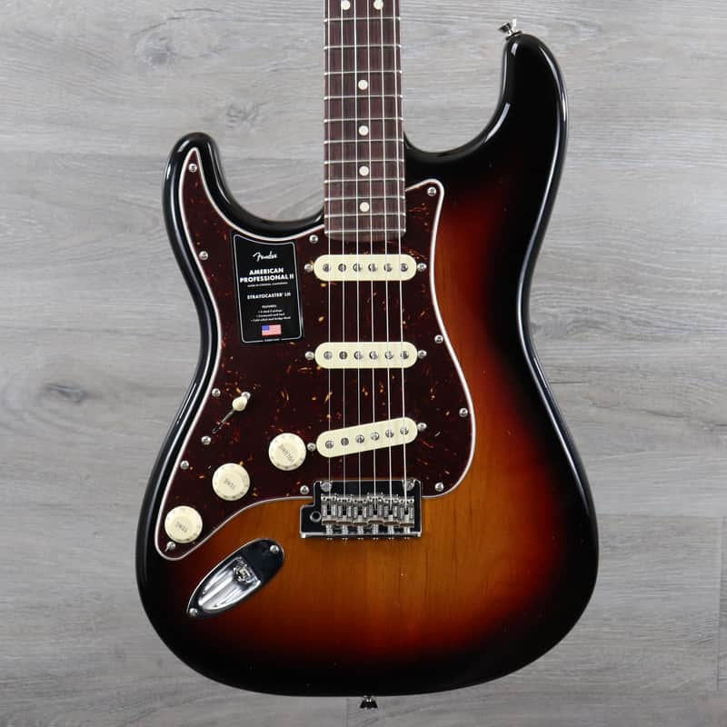 Fender American Professional II Stratocaster Left-Handed with Rosewood Fretboard 3 Color Sunburst image 1