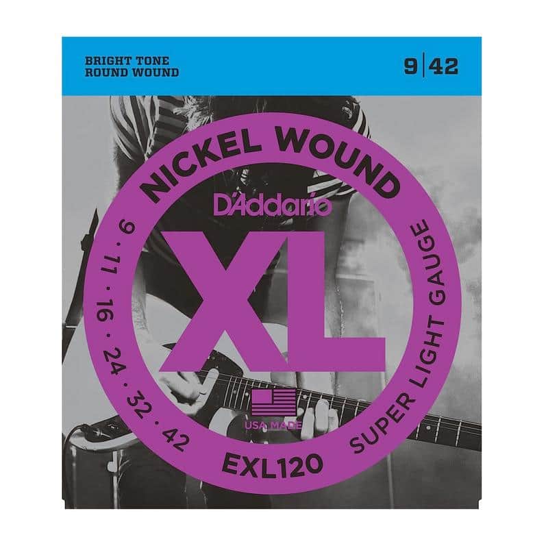 D'Addario EXL120 XL Electric Guitar Strings - .009-.042 Super Light image 1