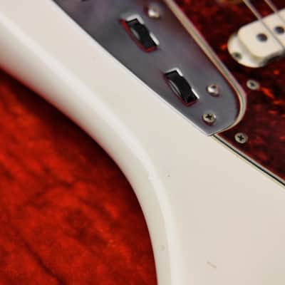 1963 Fender Jaguar Olympic White with Matching Headstock image 21