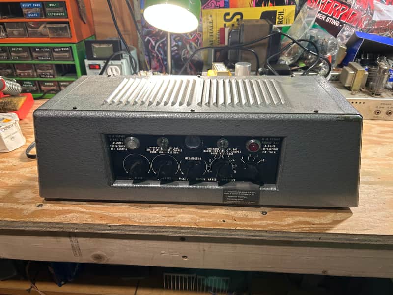 Heurtier 6w single ended el84 vintage tube amplifier project PA filmosound amp image 1