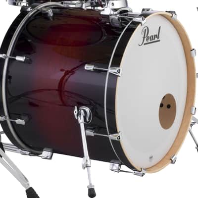 Pearl Decade Maple 22x18" Bass Drum Gloss Deep Redburst w/BB-300 Tom Bracket | NEW Authorized Dealer image 1