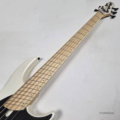Dingwall NG3 5-String Ducati White Fanned Fret Multi-Scale - 9.06lbs #21063 image 14