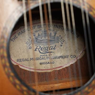 1920s Regal Spruce/Mahogany Tiple Ukulele (CGDA Strung) (VIDEO! Work Done, Ready) image 17
