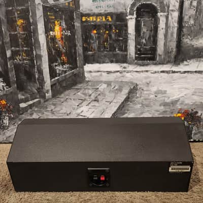 Polk Polk CS 100 Channel Speaker 2001 - Black wood cabinet image 5