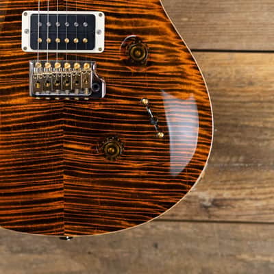 PRS Custom 24 Electric Guitar - Tiger Eye 10-Top w/Hardshell Case image 3