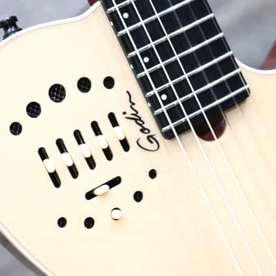 Godin Multiac Nylon Deluxe "B-Stock" Natural HG Electro-Classical Guitar w/Bag image 5