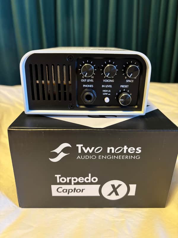 Two Notes Torpedo Captor X 8ohm Stereo Reactive Load Box / Attenuator 2020 - White image 1