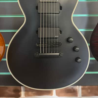 ESP LTD EC-407 Satin Black 7-String Electric Guitar image 3