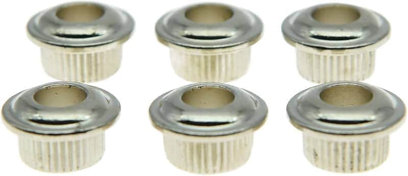 Metal Nickel 10mm Vintage Guitar Tuning Keys Conversion Bushings Adapter image 1
