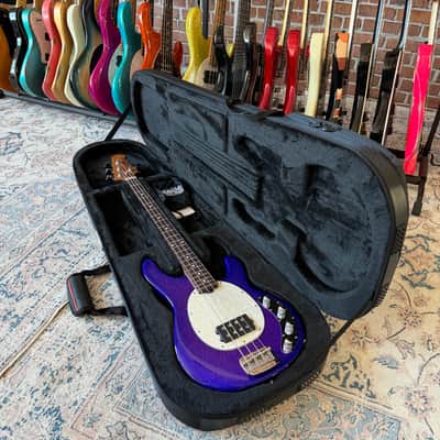 Ernie Ball Music Man StingRay Special Bass Guitar - Violet Sparkle Burst image 10
