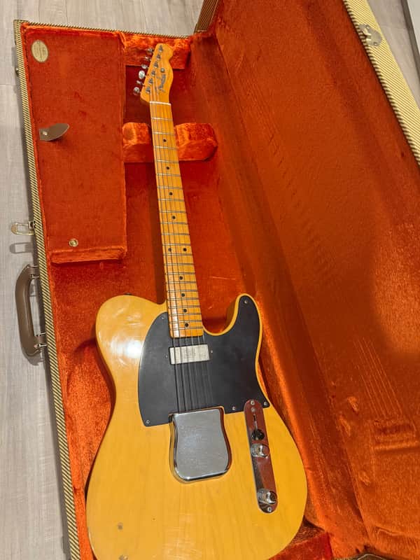 Fender Vintage Hot Rod '52 Telecaster with Seymour Duncan Vintage Mini Humbucker, Maple Fretboard 2007 - 2013 - Butterscotch Blonde