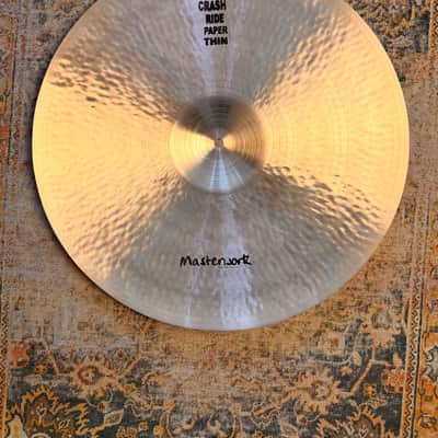 GLOWING Masterwork JAZZ MASTER 20” ULTRA Paper Thin Crash Ride 1374 g MINT! Gorgeous! Responsive image 2