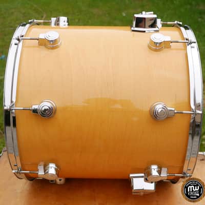 Camco Hoshino Floor Tom 16" x 16" Natural Maple EXC image 10