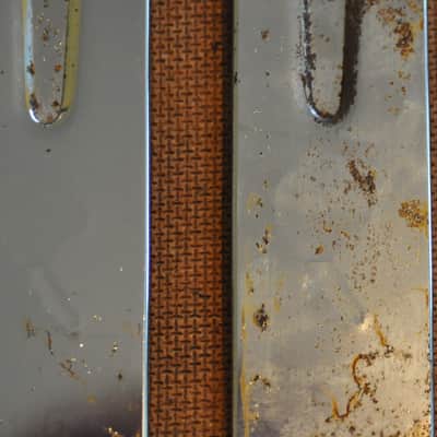 Fender 14" Tilt Back Legs Vintage Original Pat. Pend embossed on legs 1960's image 14