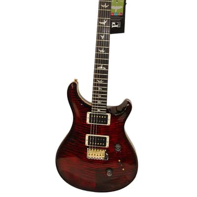 PRS Paul Reed Smith Custom 24 "Floyd" 10-Top Guitar, Rosewood Fretboard, Fire Red Burst image 1