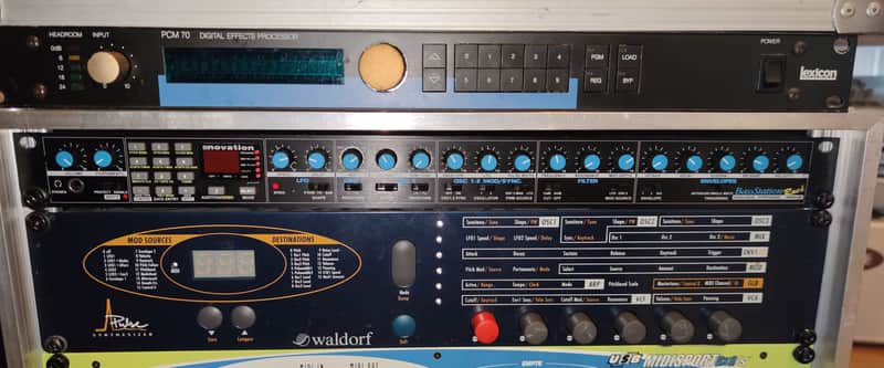 Novation Bass station rack analog 90's synth-Restored! image 1