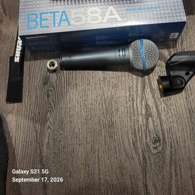 Shure BETA 58A Microphone open box ,never used image 5