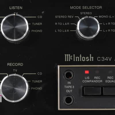 McIntosh C34V A/V Control Center Stereo Preamplifier in Good Condition image 15