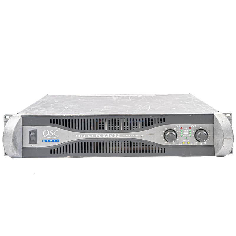 QSC PLX3402 Rack Mount Power Amplifier - Reliable Crystal Clear Powerhouse image 1