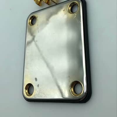 Neck Plate w/Gasket & Hardware - Relic’d Gold image 2