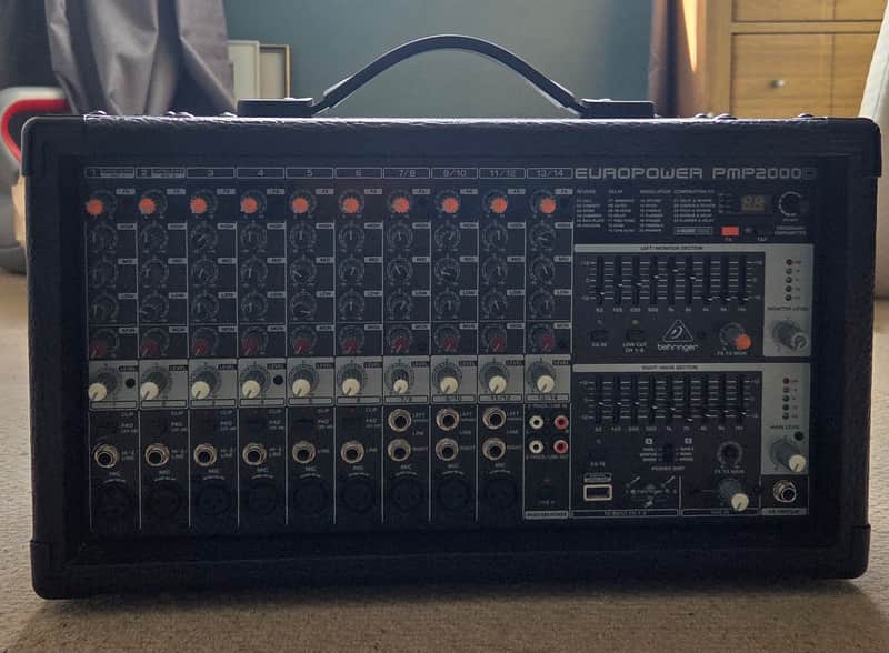 Behringer PMP2000D 2000-Watt 14-Channel Powered Mixer 2010s - Standard image 1