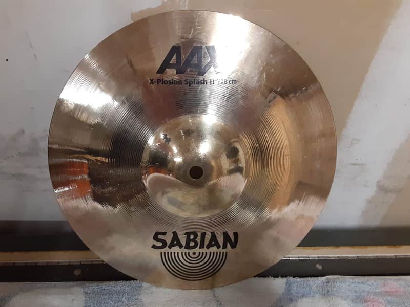 Sabian 11" AAX X-Plosion Splash Cymbal 2009 - 2018 - Brilliant image 1