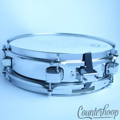 *Tama Piccolo 12"x3 1/4"Steel Shell Soprano Snare PF155 Pancake Auxiliary Chrome image 6