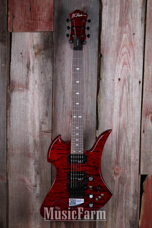 BC Rich Mockingbird STC Transparent Red Electric Guitar | Reverb