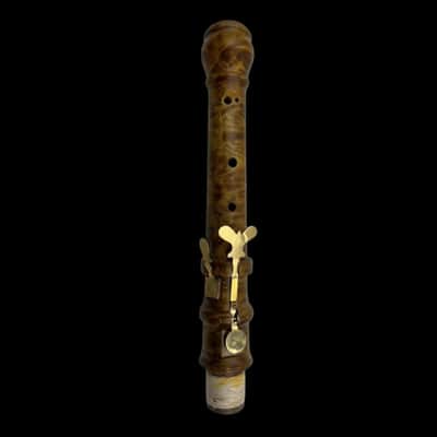 Professional German Baroque style Oboe A-415HZ, Solid Bird's eye wood oboe image 7