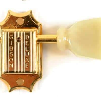Gibson Vintage Machine Heads with Pearloid Buttons - Gold image 2