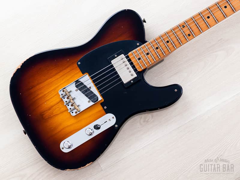 2024 Fender Custom Shop Limited Edition 1954 HS Telecaster Relic Sunburst w/ Seth Lover SH-55 & Josephina Red Hot