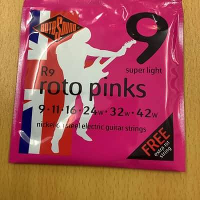 3 x Rotosound R9 Nickel Super Light Gauge Electric Guitar Strings 9 -42 - NEW image 3