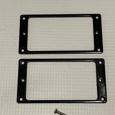 2000's Korean Ibanez S520EX S Series Guitar Black Humbucker Pickup Mounting Ring Set image 2