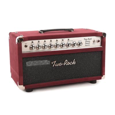 Two Rock Classic Reverb Signature 100/50W Head Burgundy Suede w/ Sparkle Matrix Grill Pre-Order image 2