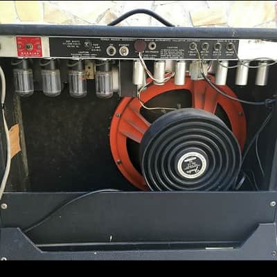 RIF 211 1973 Fender Vibrosonic Reverb Silverface Vintage Cerwin Vega 15" image 19