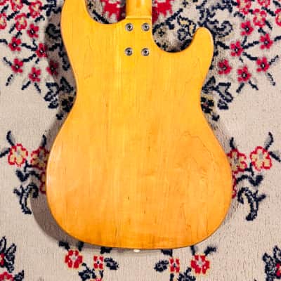 1972 Carvin SB-60 Bass Left Handed USA - Natural image 4