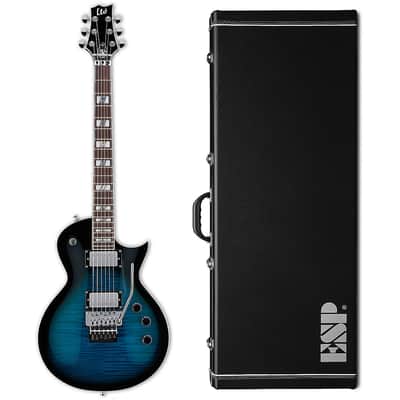 ESP LTD AS-1 FR FM Alex Skolnick Black Aqua Sunburst BLKAQSB + Hardshell Case B-Stock - KOREA image 1