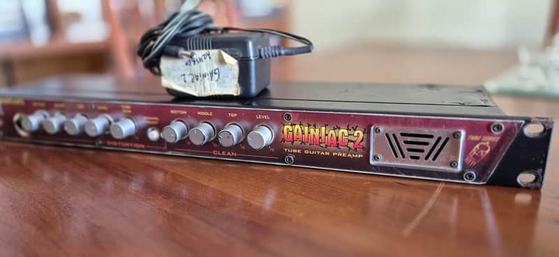 Rocktron Gainiac 2 Tube Preamp with original 230v adapter image 1