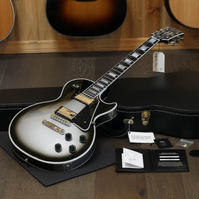 Unplayed! 2022 Gibson Custom Shop Les Paul Custom Electric Guitar Silverburst + COA OHSC