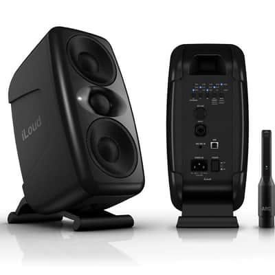 IK Multimedia iLoud MTM 2-Way Active Studio Monitor PAIR Black image 1