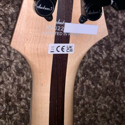 Jackson Pro Series Dinky DK Modern Ash FR6 - Ebony Fingerboard, Baked White  Floyd rose fishman electric guitar image 10
