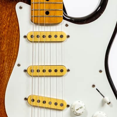 Daion Performer Series 600TS - Tobacco Brown Sunburst - '54 Copy Stratocaster image 3