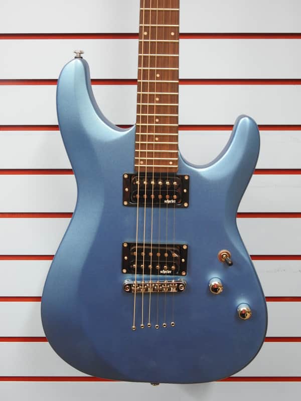 Schecter C-6 Deluxe Satin Metallic Light Blue image 1